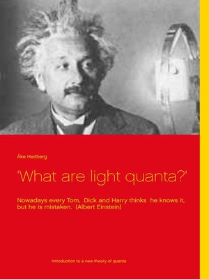 cover image of 'What are light quanta?'